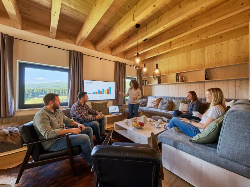 Tipy na netradiční firemní teambuilding: Proč vyměnit neosobní hotel za chatu v přírodě?