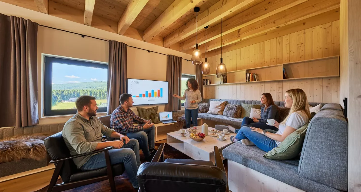 Tipy na netradiční firemní teambuilding: Proč vyměnit neosobní hotel za chatu v přírodě?
